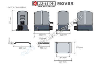 Proteco Mover-Roller 5N motor