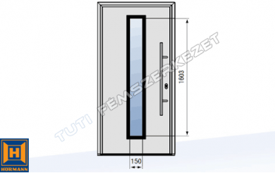Hörmann Thermo65 700A/S bejárati ajtó - A kívánt méretre gyártva