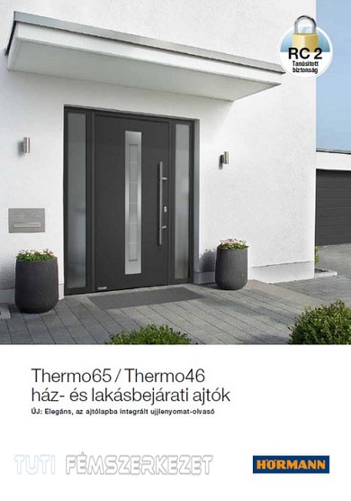 Hörmann Thermo46 Thermo65 bejárati ajtó